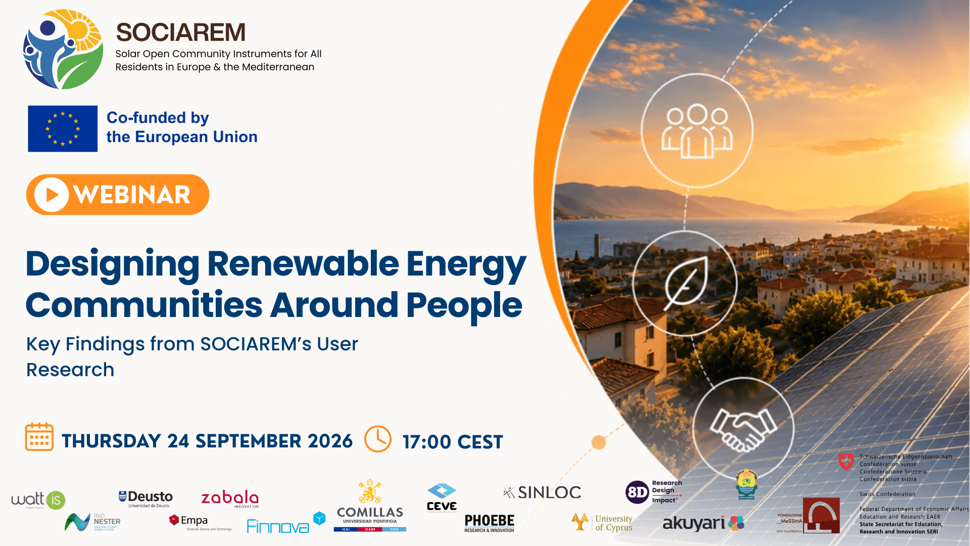 SOCIAREM webinar to showcase how user research is shaping citizen-centred energy solutions