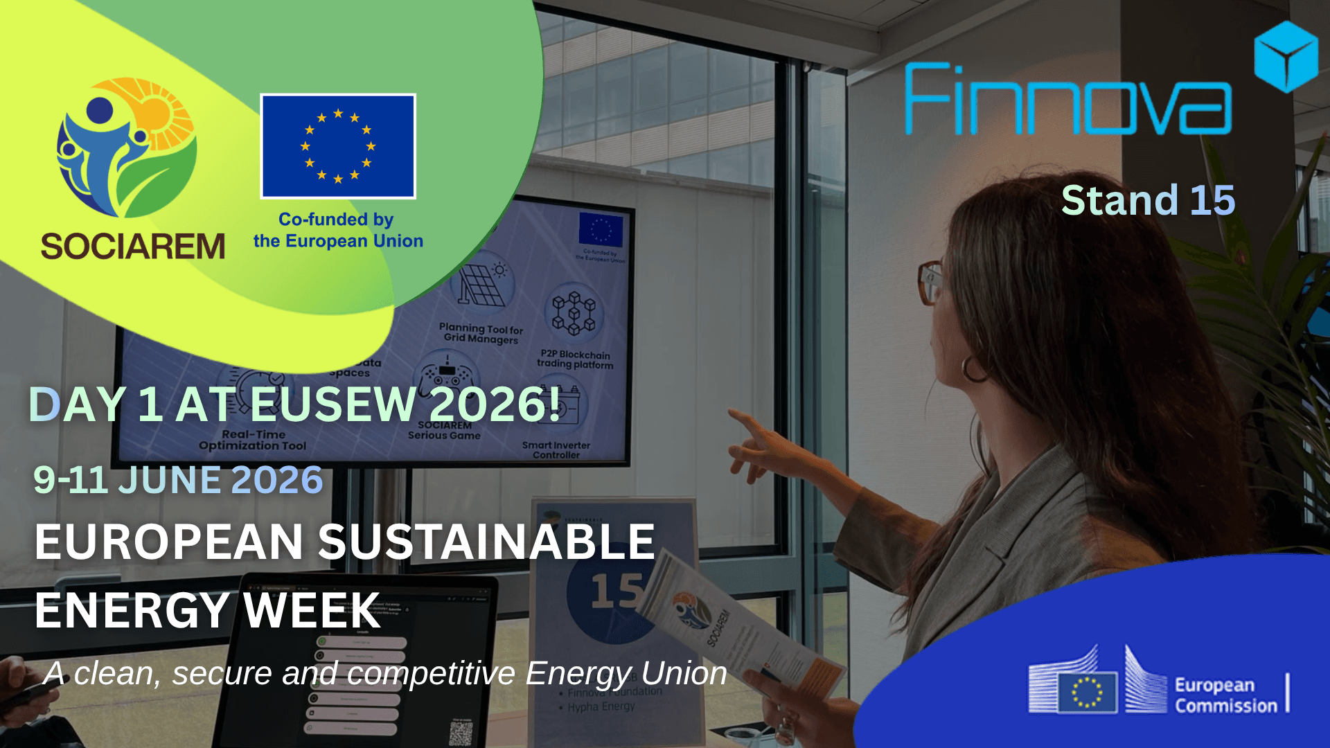 SOCIAREM showcases citizen-centred energy innovation at EU Sustainable Energy Week 2026
